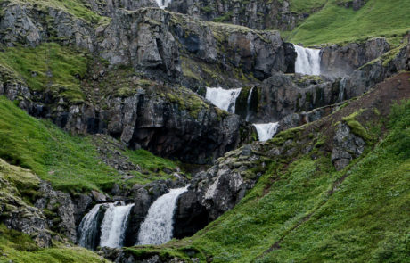 Klifbrekkufossar, Iceland, Mjóifjörður, super jeep tours, guided tours, shore-excursion