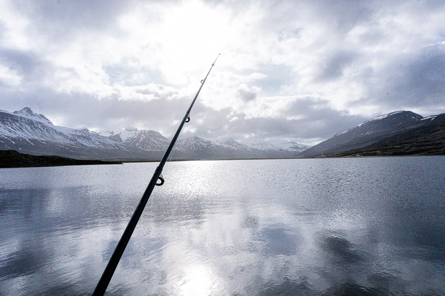 Veiði, veiði í vötnum, fishing, East Iceland, Iceland